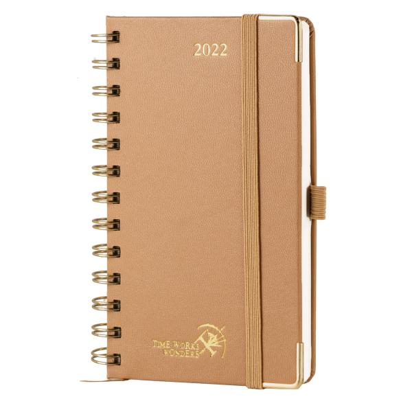 Quality Poprun 80GSM Custom Academic Planner Wirebound 2 Colored Inner Page wholesale