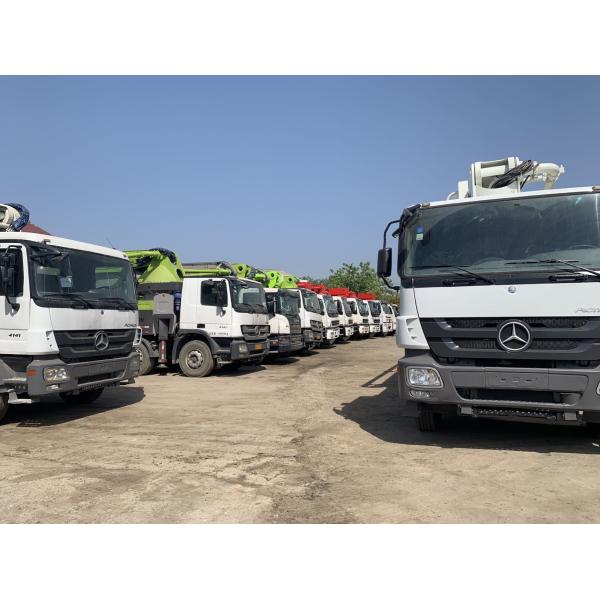 Quality 3 Axles 47M Used Concrete Boom Truck 11/7 Mpa One Button 120M3/H wholesale