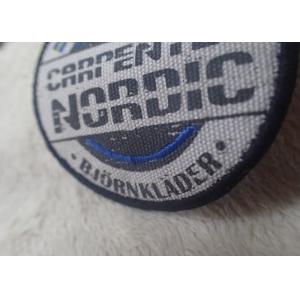 Double Side Polyester Custom Cloth Patches Garment Barcode Printing Label
