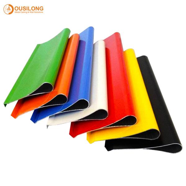 Strip Linear Suspended Metal Ceiling Water Drip Shaped For Ventilator / Hydrant