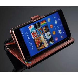 Sony Xperia Z3 case,Leather case for Sony Xperia Z3 with magnetic closure and