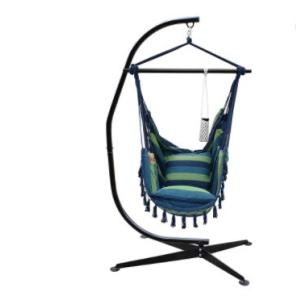 Sturdy Metal Hammock Chair Stand 300lb Capacity Rust Resistance Lightweight