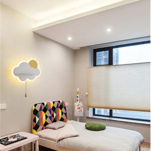 China Modern Children Cloud Sun Shelf Led Wall Lamp For Kids Bedroom Bedside Study Creative Lamp (WH-OR-140) on sale