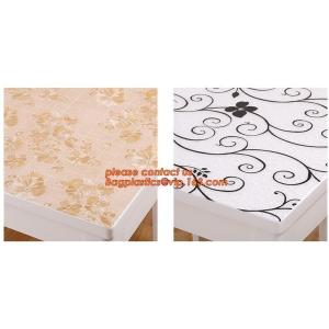 DIY Round PVC Table Cover Protector Desk Mat Table Cloth Pvc Transparent