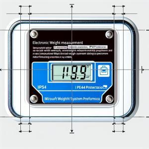 IP44 Digital Weighing Scale with RS232 Interface and NLP Printer