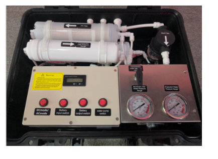 Suitcase Portable Solar Water Filter System Ultrafiltration 51cm X 41CM X 20CM