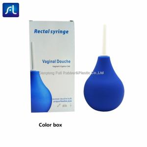 Black and Blue Durable Rubber Bulb, Enema injection,Bladder irrigation,Douche