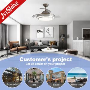 42 Inch Ceiling Fan with Light and Remote Control Modern Decorative Pure Copper