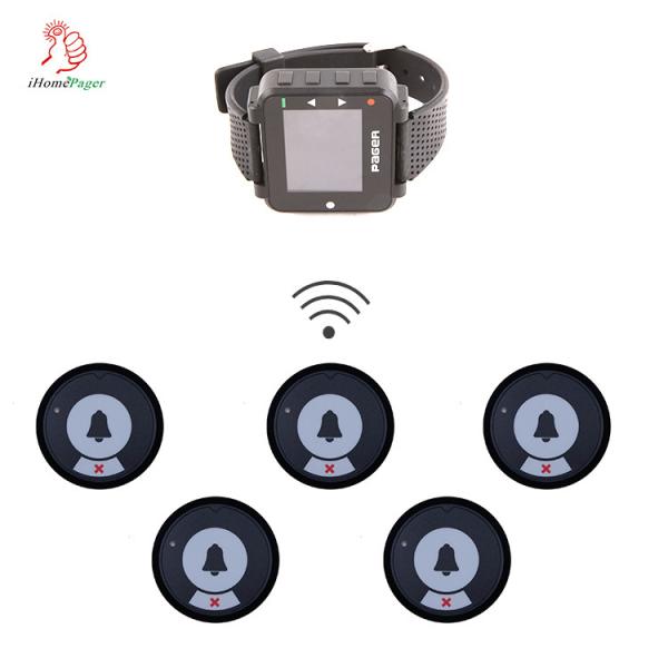 New trendy products customize wireless call button and wrist watch pager used