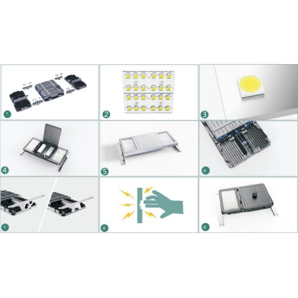 40W-480W IP67 Waterproof Ik10 LED Flood Light For Tunnel Underground Walkway Subway