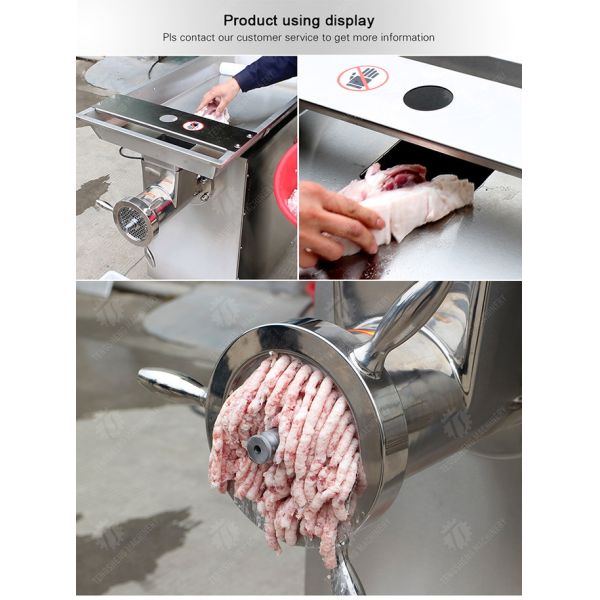 4KW Mashed Meat Mincer Machine Electric Commercial stainless steel multifunctional