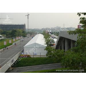 A frame Shape Aluminium Frame Marquee for Exhibition Events , White PVC Fabric