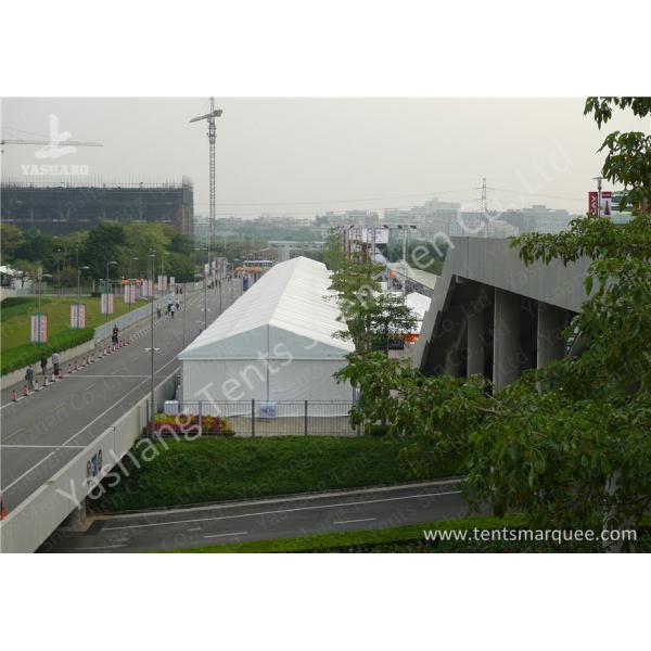 A frame Shape Aluminium Frame Marquee for Exhibition Events , White PVC Fabric
