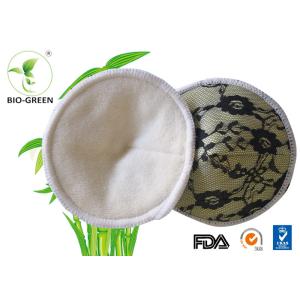 Water Resistant Bamboo Reusable Pads Laminated PUL / Absorb Microfiber
