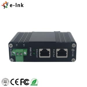 Industrial Gigabit PoE+ Injector Adapter, 12~48VDC Power Input