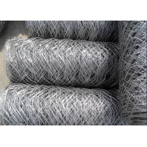 Galvanized Hexagonal Wire Mesh , Chicken Wire Fencing For Poultry Farming