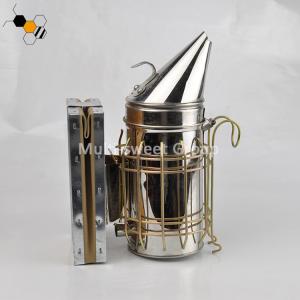 10cm Barrel Diameter Leatheroid SS Bee Hive Smoker