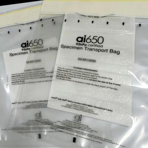 China Ai 650 4 Slotted Specimen Transport Bag 250mm X 300mm on sale