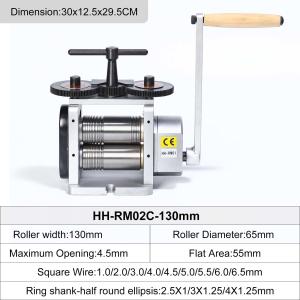 Steel Rolling Mills Machines Manual Hand Crank Tableting 110/130mm