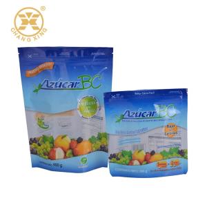 China 2KG Zipper Frozen Meat Vegetable Packing Bags Stand Up Pouch Bags For Seafood on sale