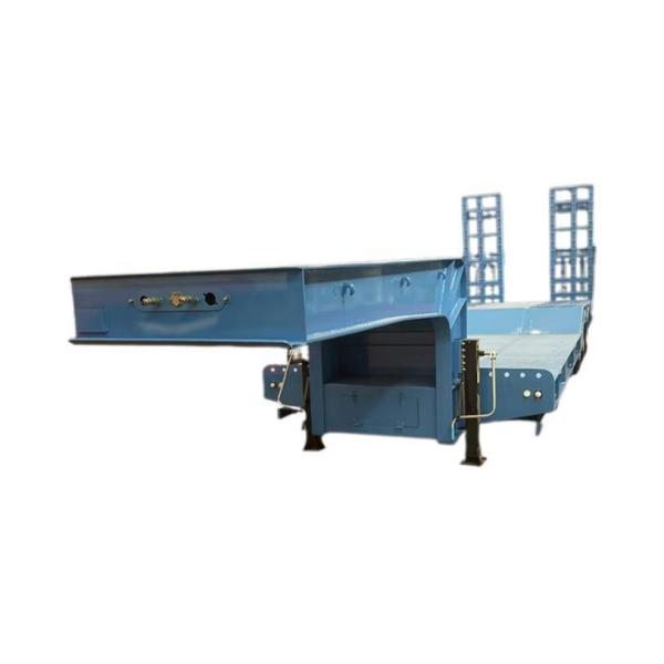 4 Axle 70 FT 100 Ton Loader Extendable Hydraulic Lowbed Semi Trailer and