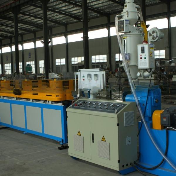 Quality Deep Screw Single-Screw PVC Single Wall Corrugated Pipe Line with Single-Screw Design wholesale