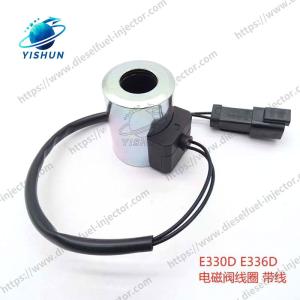 E330D E336D Battery Valve Coil With Wire 12V 24V
