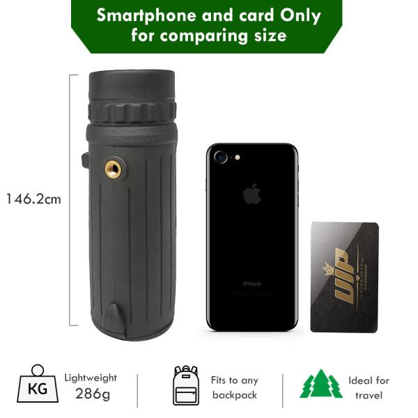 Long Range Monocular 12x50 Mobile Telescope