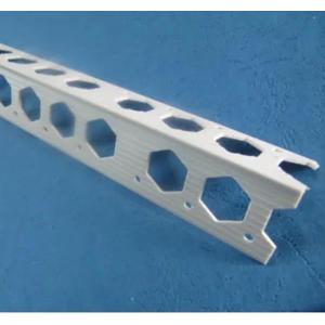 White color PVC angle bead with high quality fiberglass mesh used for wall