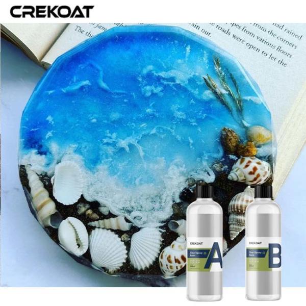 Quality SGS Varnish Over Deep Cast Clear Epoxy Comprised Of Epoxy Hardener Components wholesale