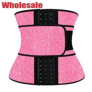 Cheap 3 Hook Waist Cincher Neoprene Waist Trainer With Custom Logo for sale
