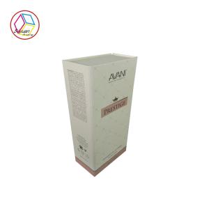 China White Cosmetic Gift Box Textured Surface Paper Material Eco - Friendly on sale