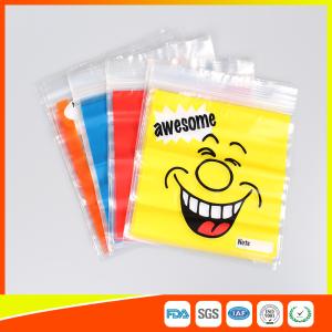 Reclosable custom printed plastic bags Transparent for Grocery
