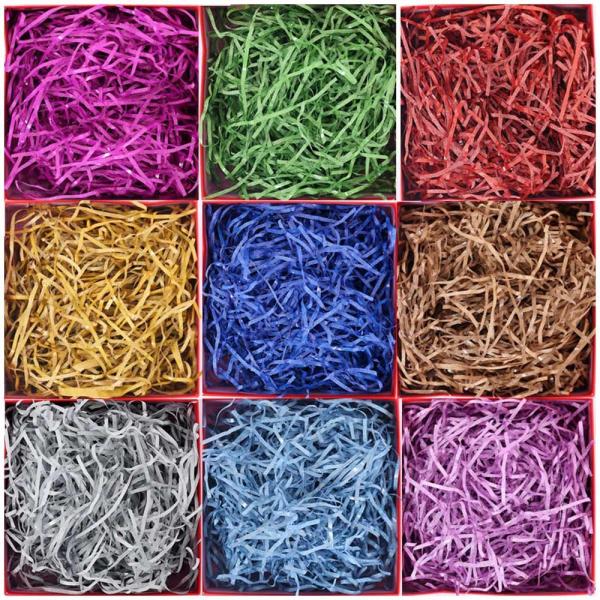 Quality Metallic Mirror Foil Mylar 22gram Color Shredded Paper purple yellow wholesale