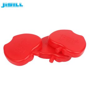 High Efficiency Reusable Cute Ice Packs Bpa Free Red Apple Shape Ice Bricks For