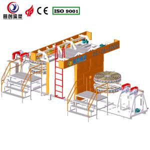 Cheap Fast Speed Shuttle Rotomolding Machine PLC Control Electrical for sale