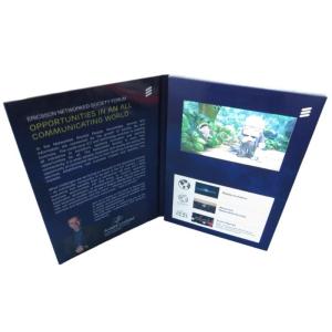 Electronic multimedia LCD Video Brochure , automatic video booklet for business