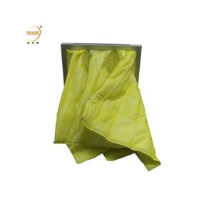 F5 Medium Efficiency Air Filter Bag Pocket Filter With Galvanized Frame