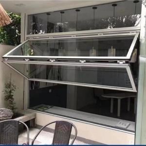 China Thermal Break Aluminum Folding Window with 5mm+12A+5mm Glass Thickness and Customizable Size on sale