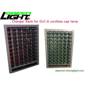 Stainess Steel Cordless Mining Lights Cap Lamp Charger Rack 30/60 Units Imput