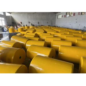 300x500mm Yellow Un-Sinkable Foam Filled Fender With Chain Net