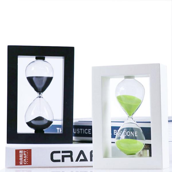 30 Second Sand Timer Hourglass Stool Wood Custom for Business Gifts