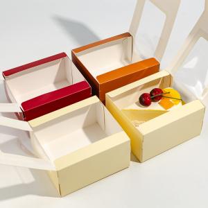 Wholesale customization with logo transparent window cake and pastry packaging