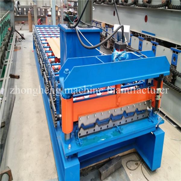 IBR Metal Step Tile / Roofing Sheet Roll Forming Machine Color Steel Sheet