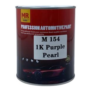 M154 1K Purple Pearl Automotive Basecoat Multi Angle Purple To Red Yellow Mist