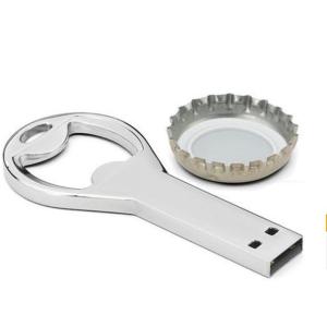 New 2GB~32 GB G USB 2.0 Metal Bottle Opener Flash Memory Stick Drive