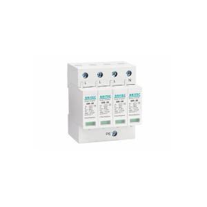 AC Type 2 Three Phase Lightning Proof Surge Protector 20kA / 4P Power Supply SPD