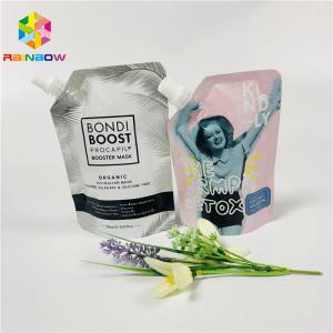 Doypack Food Grade Stand Up Pouches Reusable Cleansing Gel Facial Liquid Mask Packing