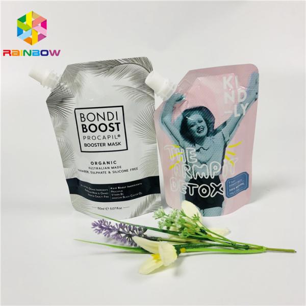 Quality Doypack Food Grade Stand Up Pouches Reusable Cleansing Gel Facial Liquid Mask Packing wholesale