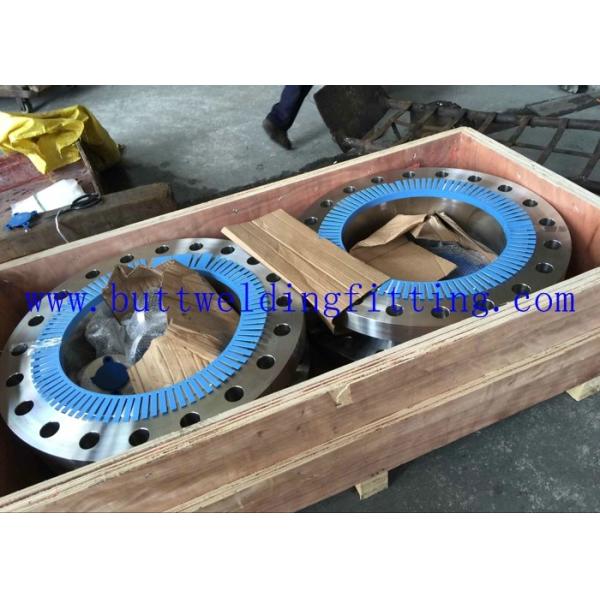 Quality UNS S31254 Forged Steel Flanges Stainless Steel Pipe Flanges 6MO ASTM A182 F44 300lB wholesale
